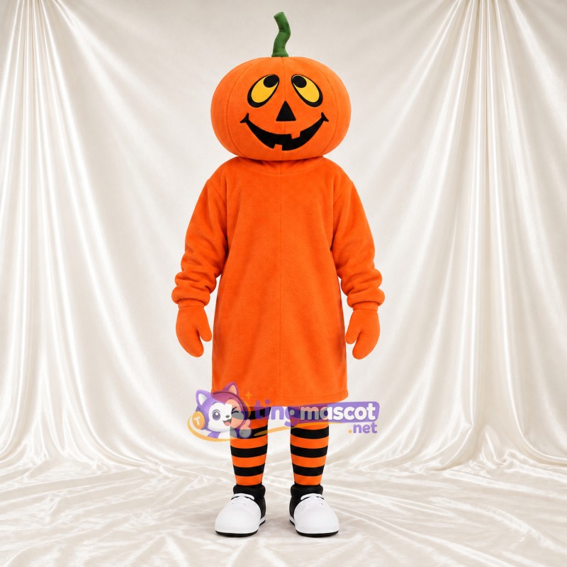 Costume de mascotte Citrouille – orange – Robe (orange) Costume de mascotte Citrouille – orange – Robe (orange)