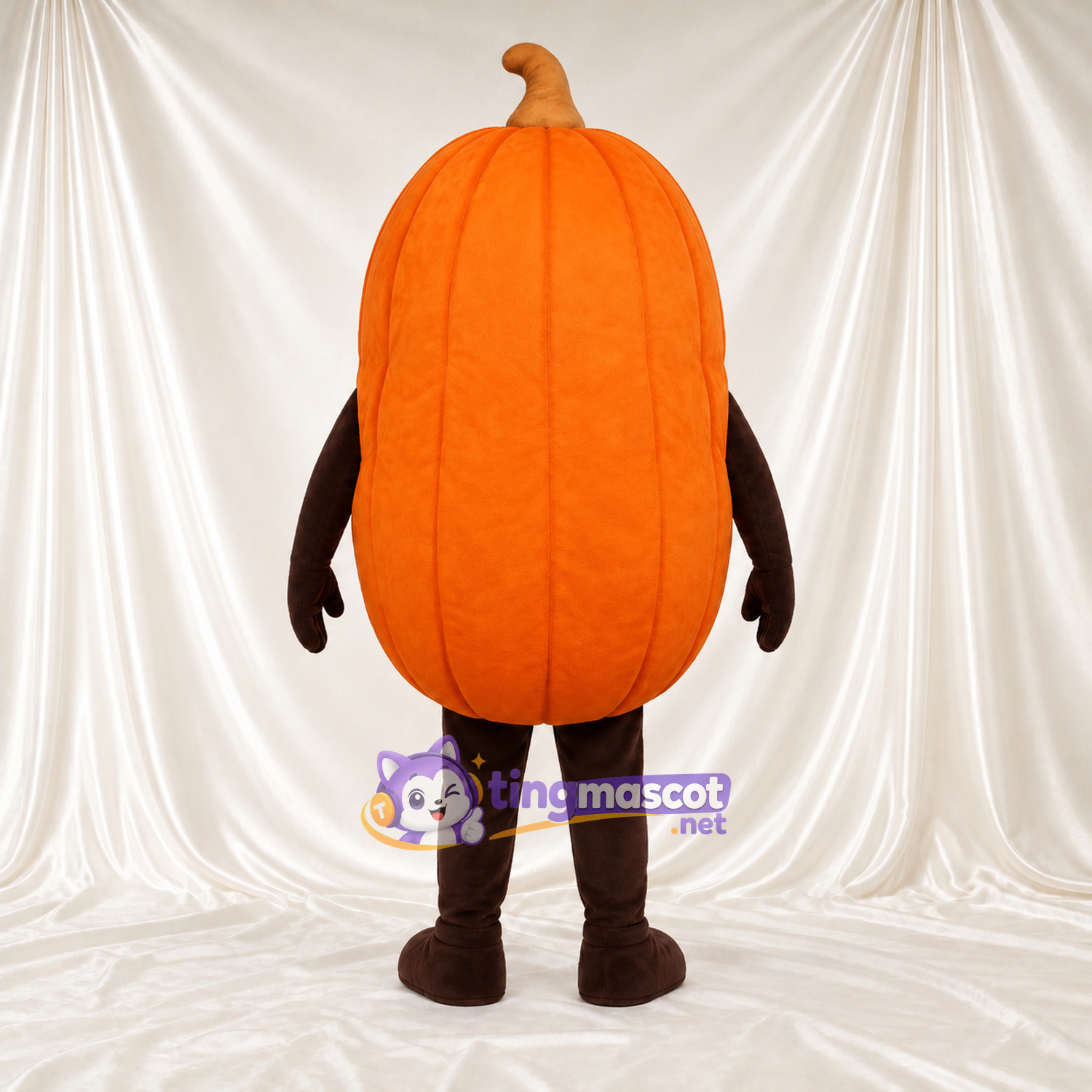 Costume de mascotte Citrouille – orange Costume de mascotte Citrouille – orange