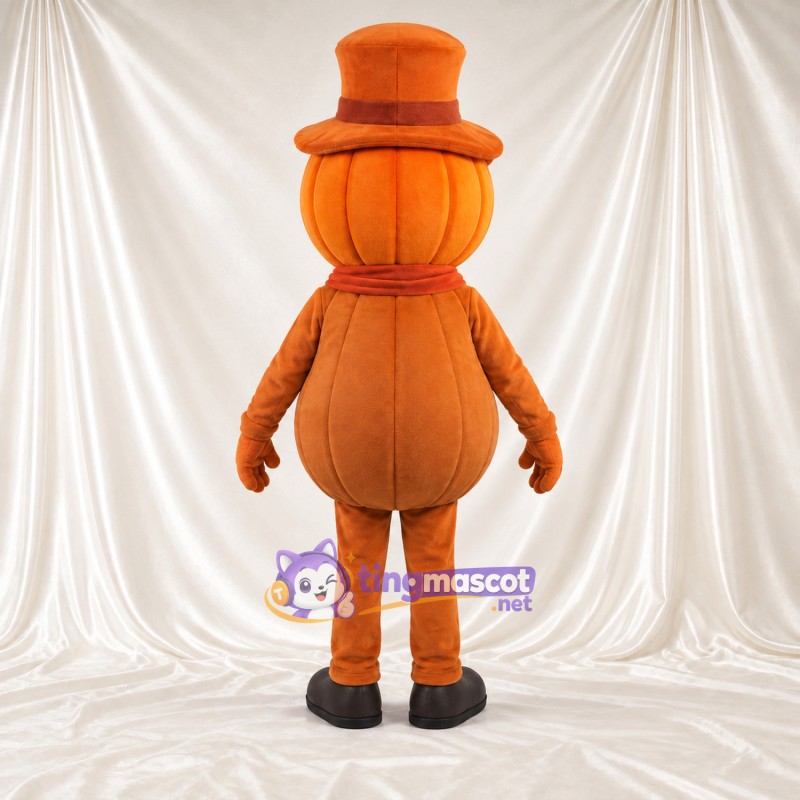 Costume de mascotte Citrouille – orange – Haut-de-forme (orange) Costume de mascotte Citrouille – orange – Haut-de-forme (orange)