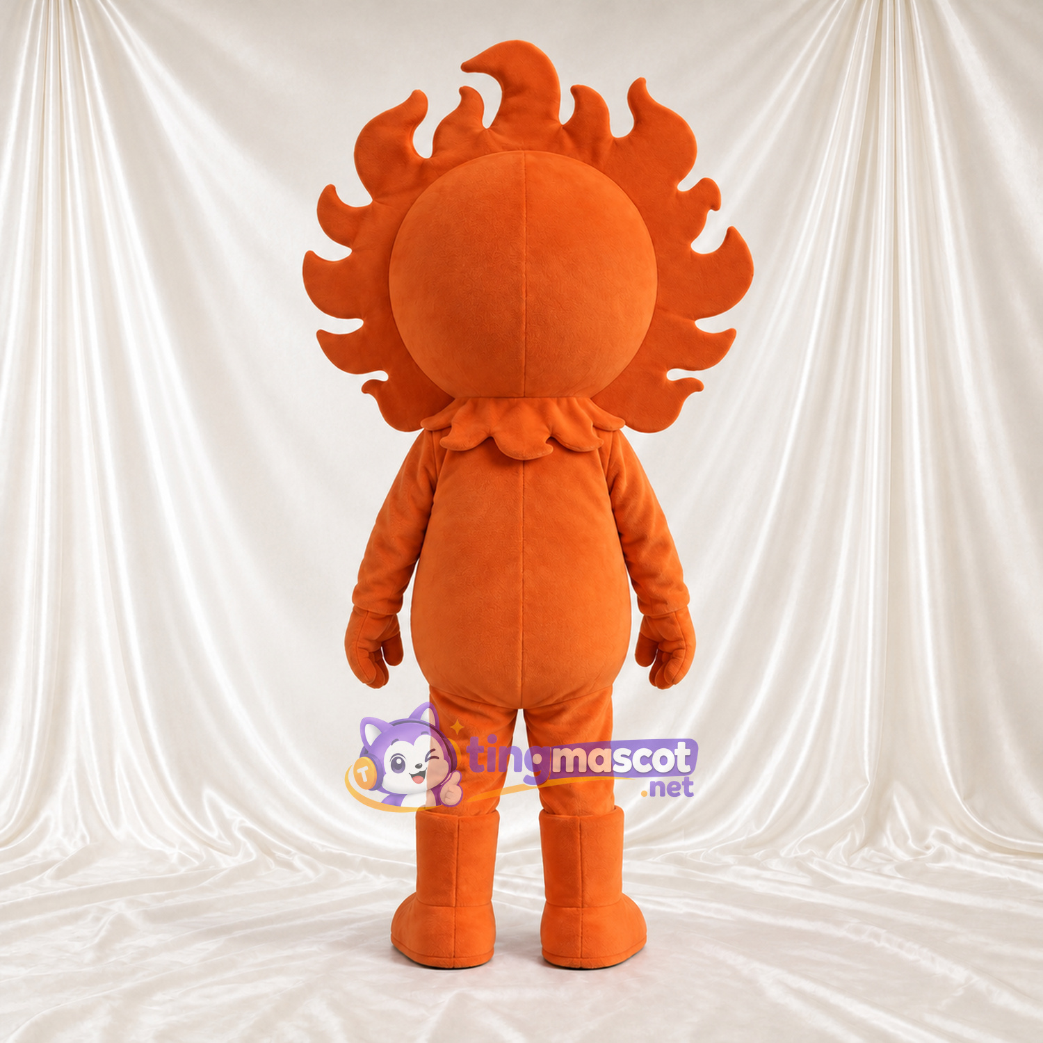 Maskottchenkostüm Sonne – orange / gelb Maskottchenkostüm Sonne – orange / gelb