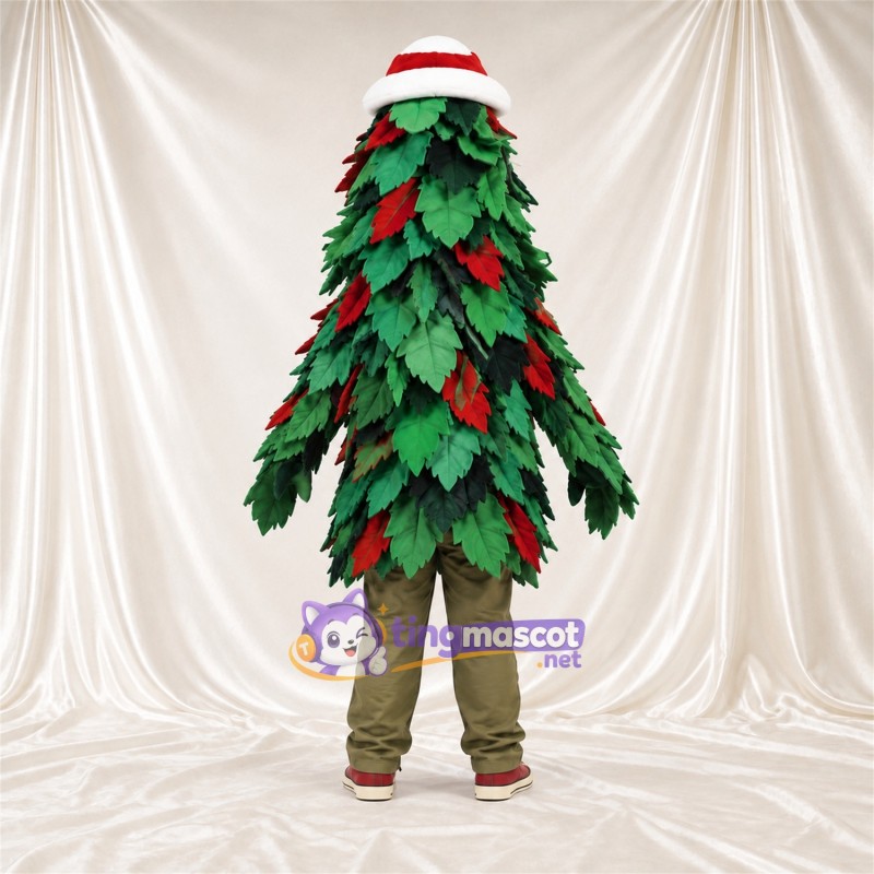 Costume de mascotte Sapin de Noël – vert – Bonnet de Noël Costume de mascotte Sapin de Noël – vert – Bonnet de Noël