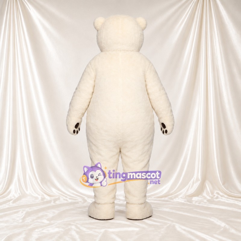 Maskottchenkostüm Eisbär – creme Maskottchenkostüm Eisbär – creme