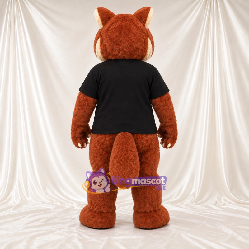 Brown Squirrel Mascot Costume - Black Shirt Brown Squirrel Mascot Costume - Black Shirt