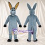 Blue Donkey Mascot Costume