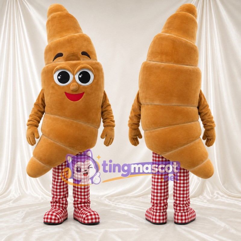 Maskottchenkostüm Croissant – goldbraun – Hose