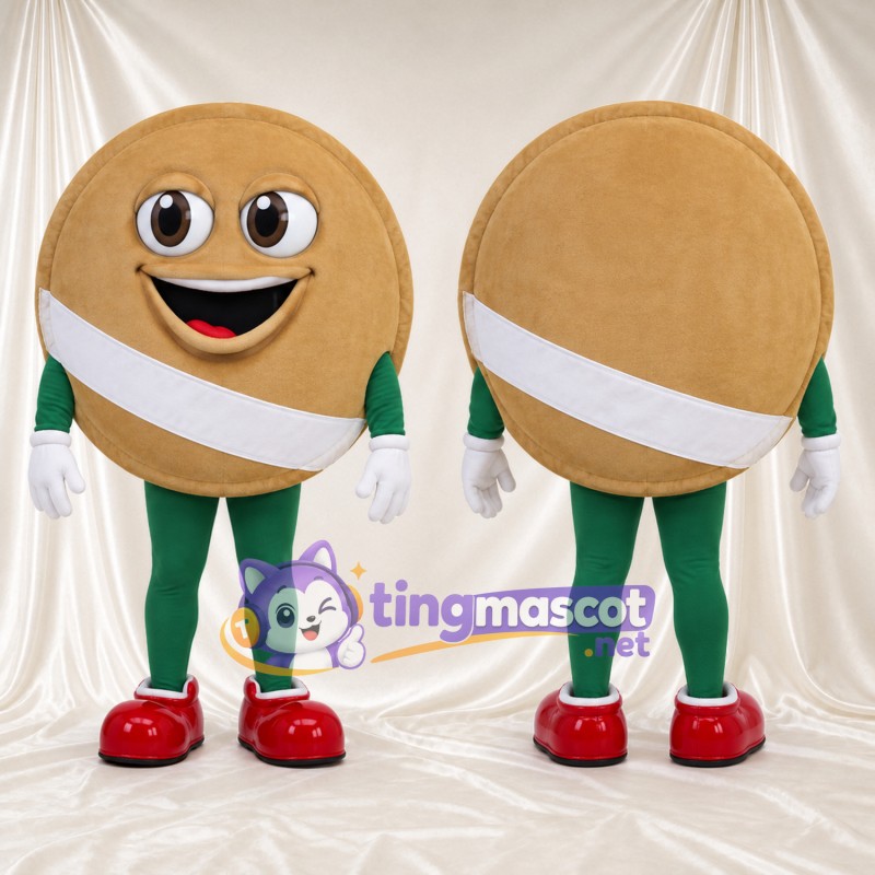 Tan Sandwich Mascot Costume