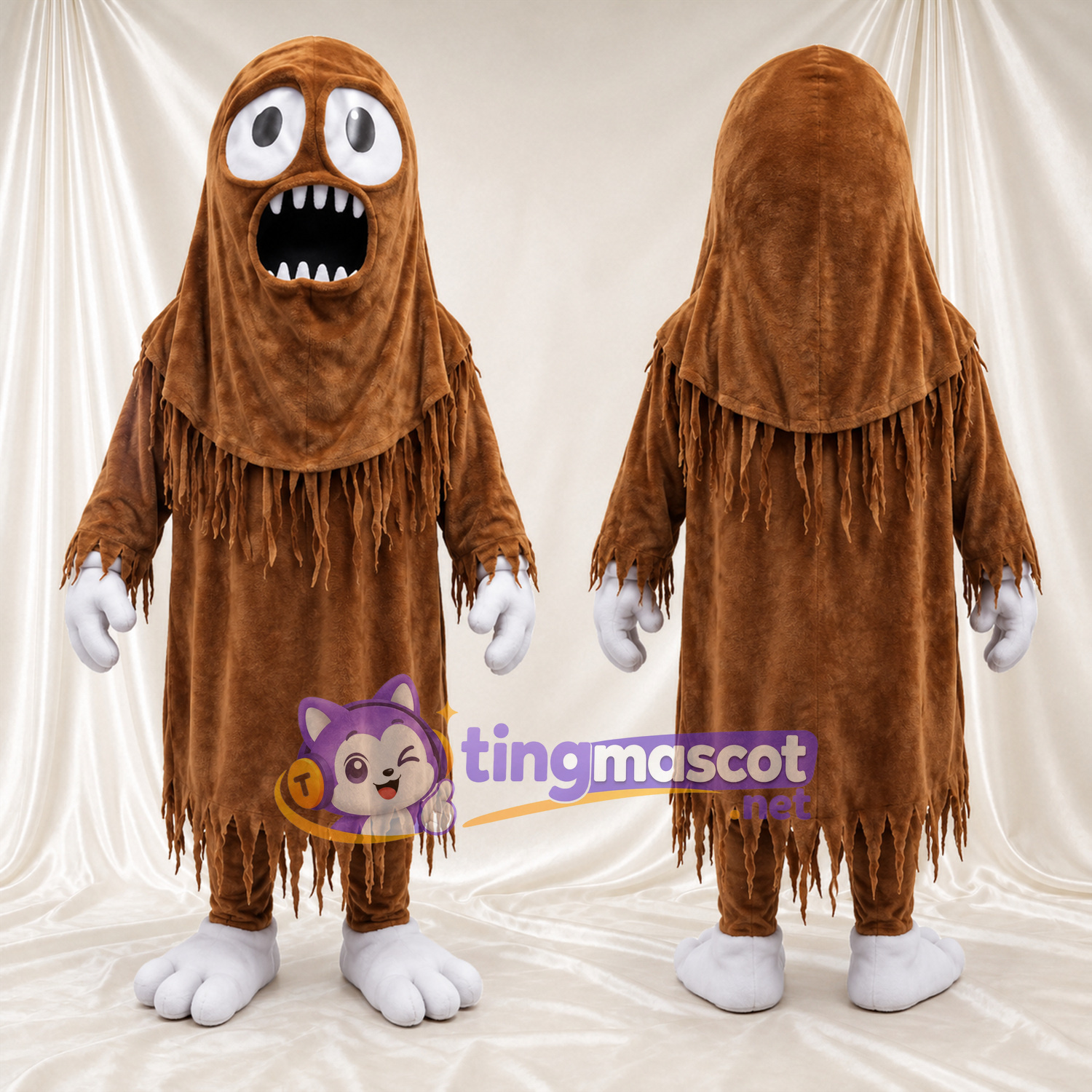 Maskottchenkostüm Geist – braun Maskottchenkostüm Geist – braun