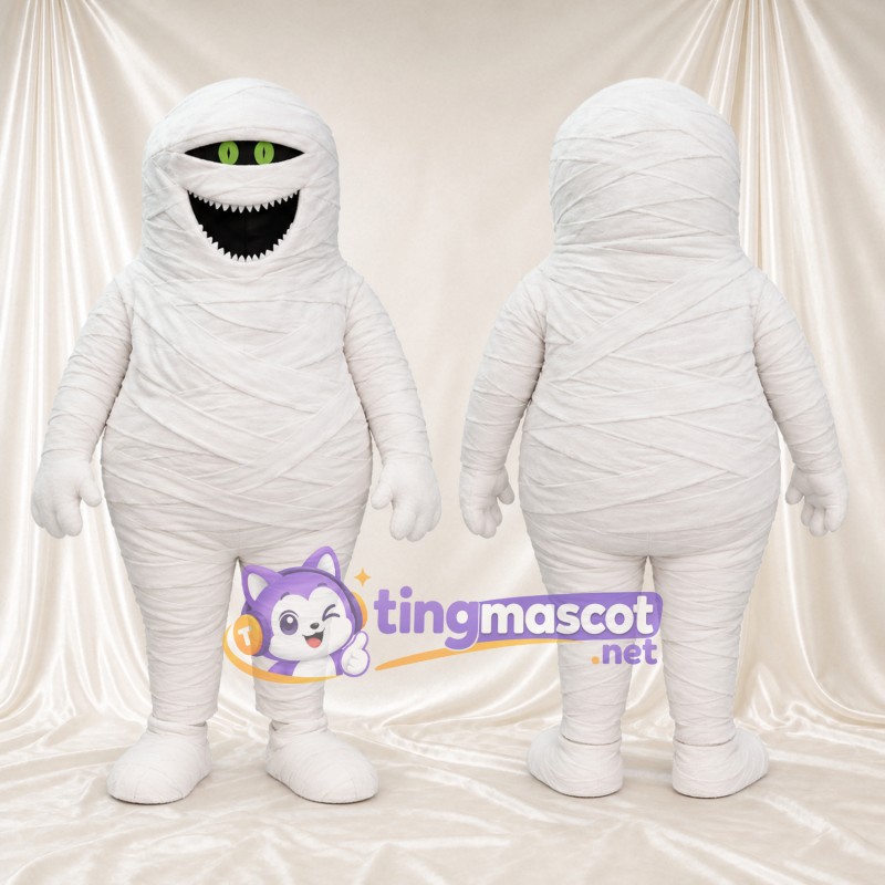 Maskottchenkostüm Mumie – weiß