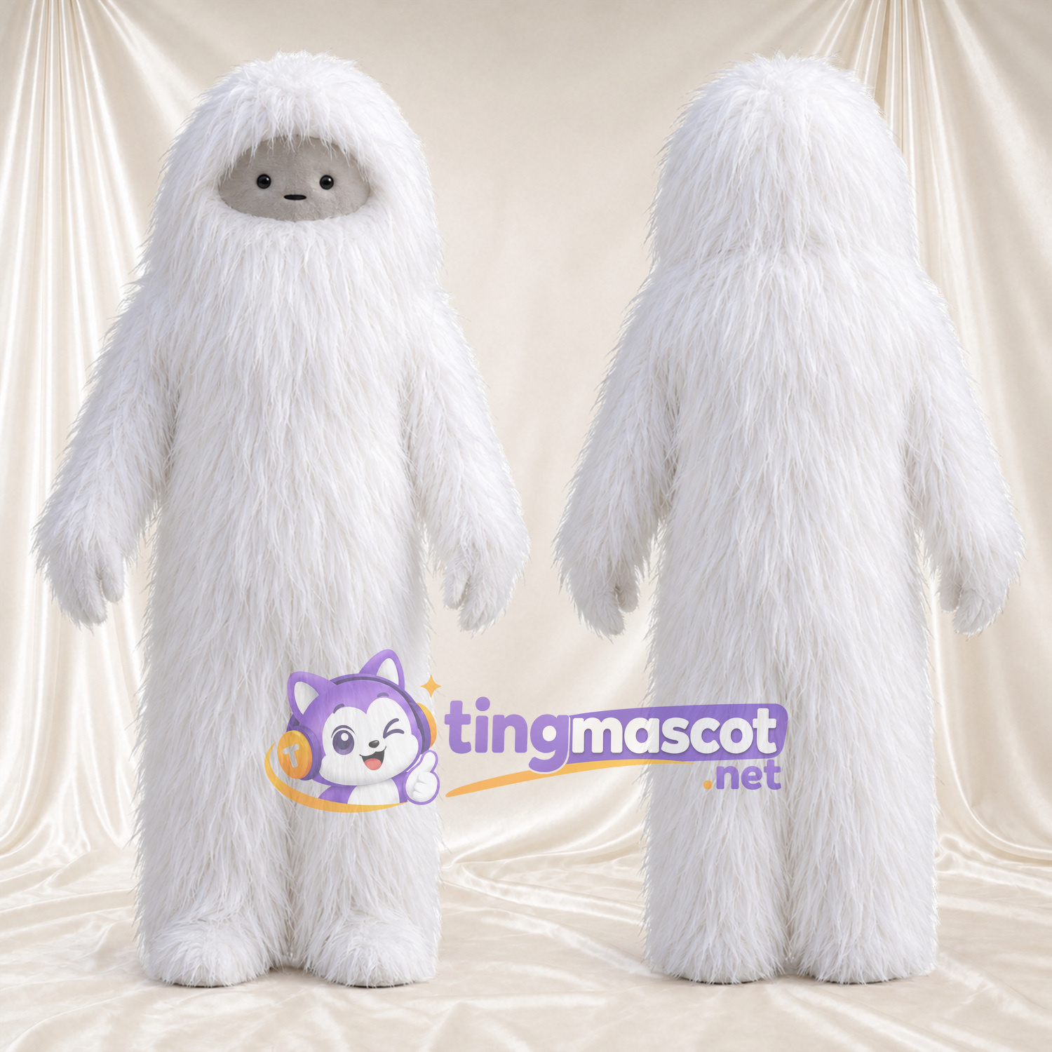 Costume de mascotte Yéti – blanc Costume de mascotte Yéti – blanc