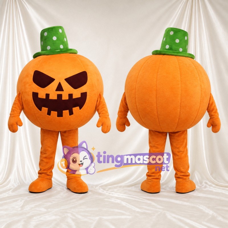 Costume de mascotte Citrouille – orange – Chapeau