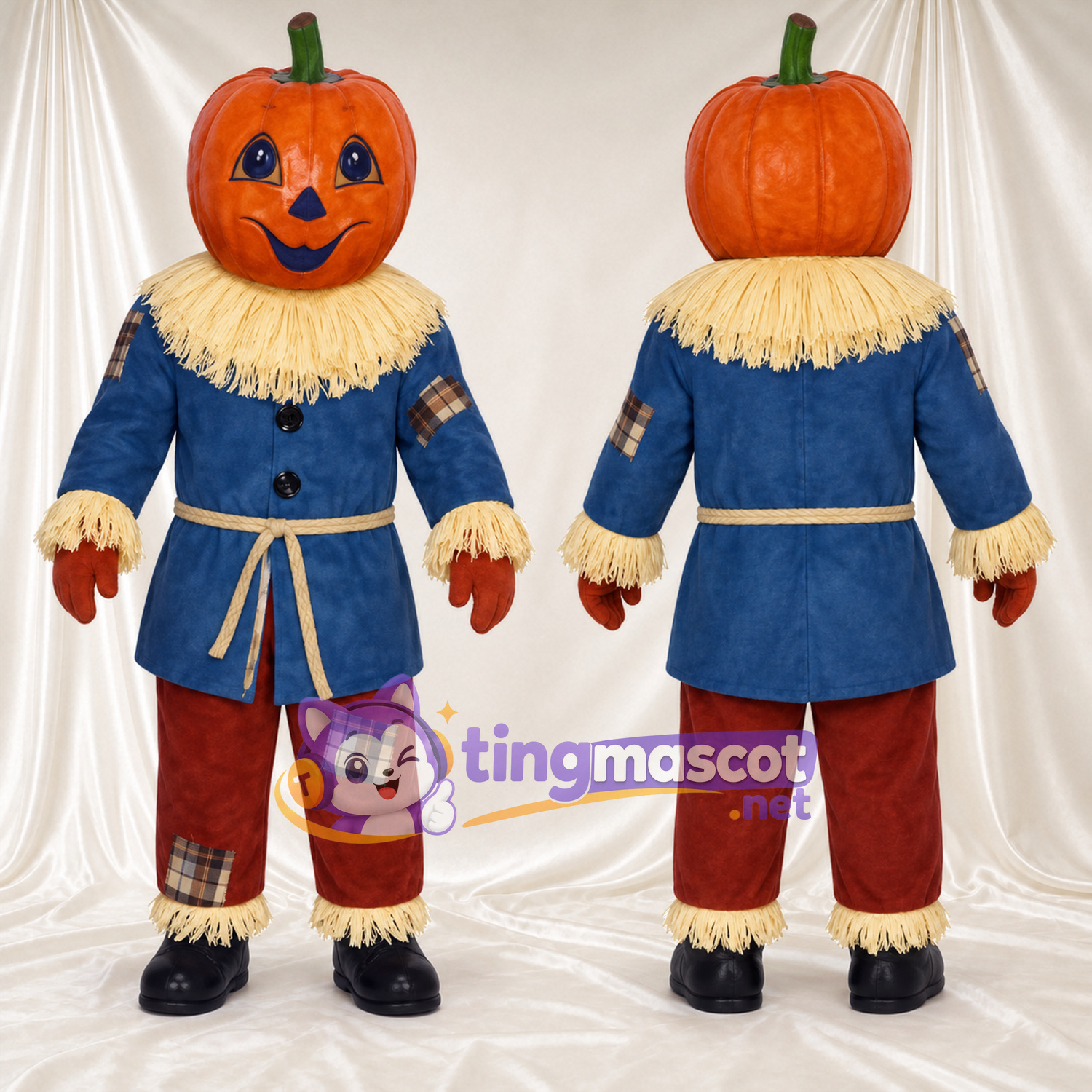 Costume de mascotte Citrouille – orange – Manteau Costume de mascotte Citrouille – orange – Manteau