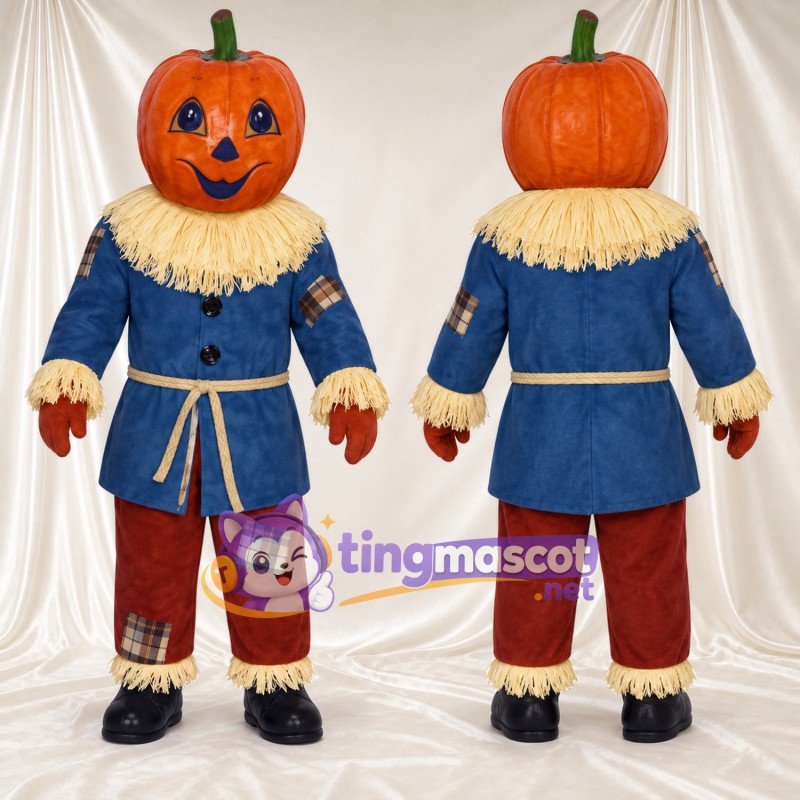 Costume de mascotte Citrouille – orange – Manteau