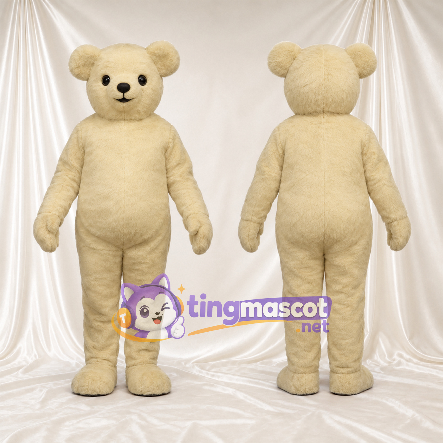 Costume de mascotte Ours – crème Costume de mascotte Ours – crème