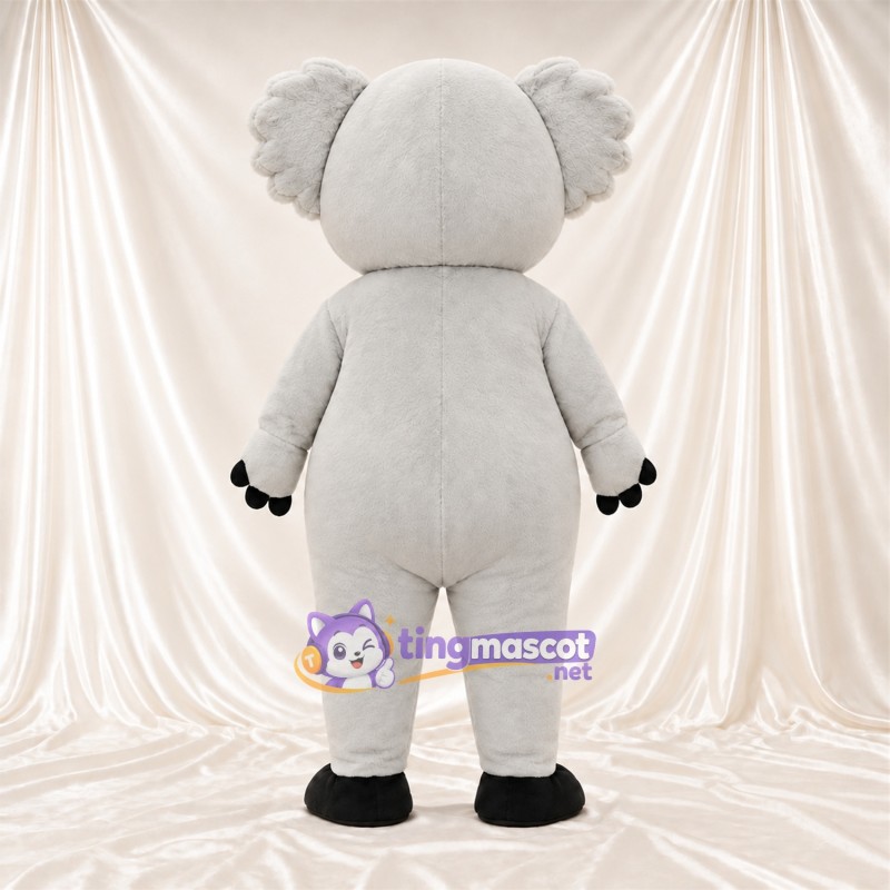 Costume de mascotte Koala – blanc – Feuille; Ventre (blanc) Costume de mascotte Koala – blanc – Feuille; Ventre (blanc)