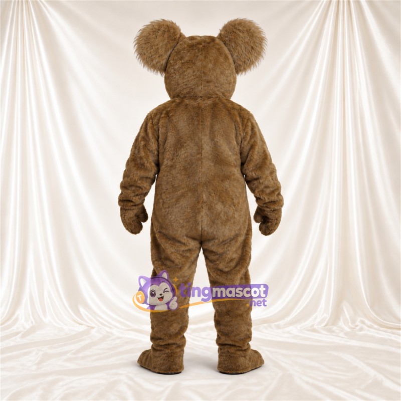 Maskottchenkostüm Koala – braun – Bauch (weiß); Ohreninnenseiten (weiß) Maskottchenkostüm Koala – braun – Bauch (weiß); Ohreninnenseiten (weiß)