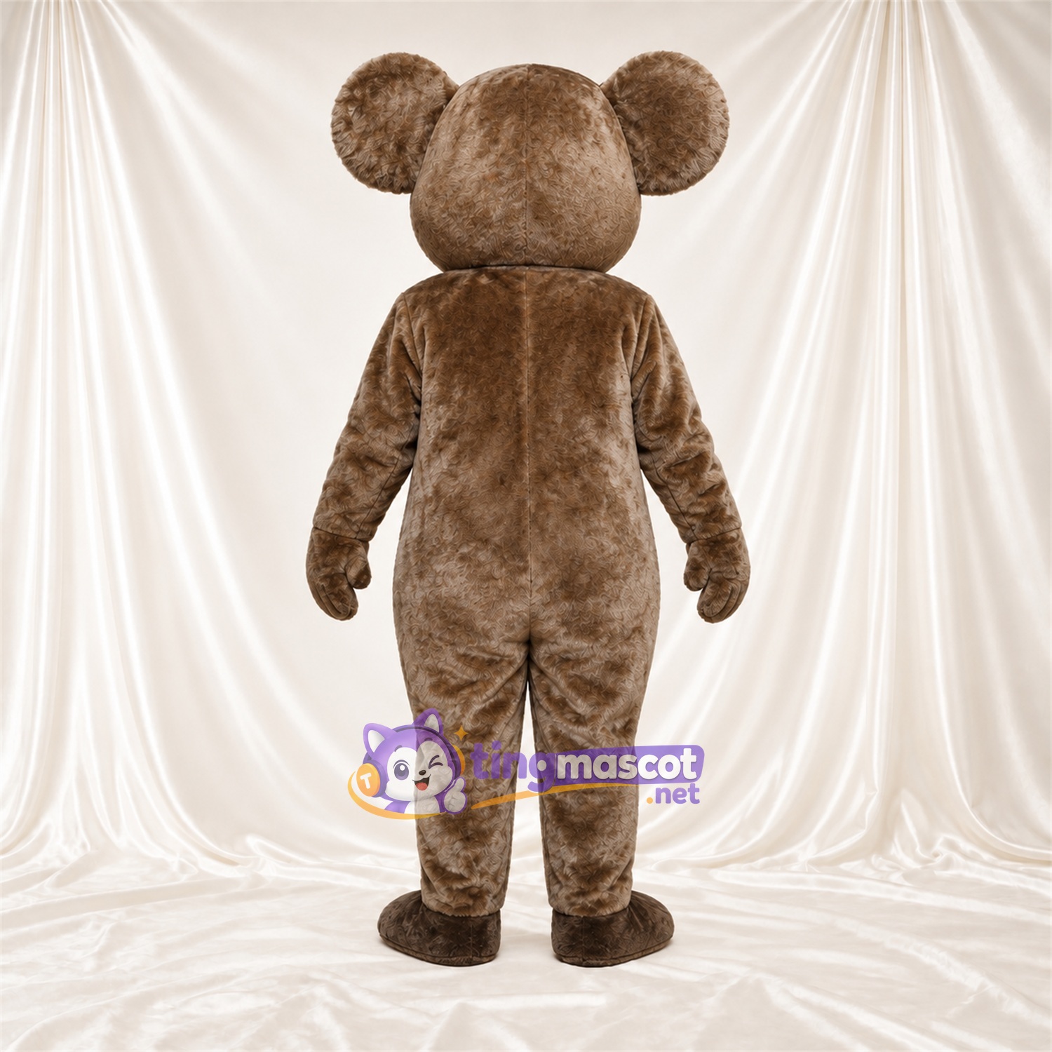 Brown Koala Mascot Costume - Large Ears and White Inner Ears Brown Koala Mascot Costume - Large Ears and White Inner Ears