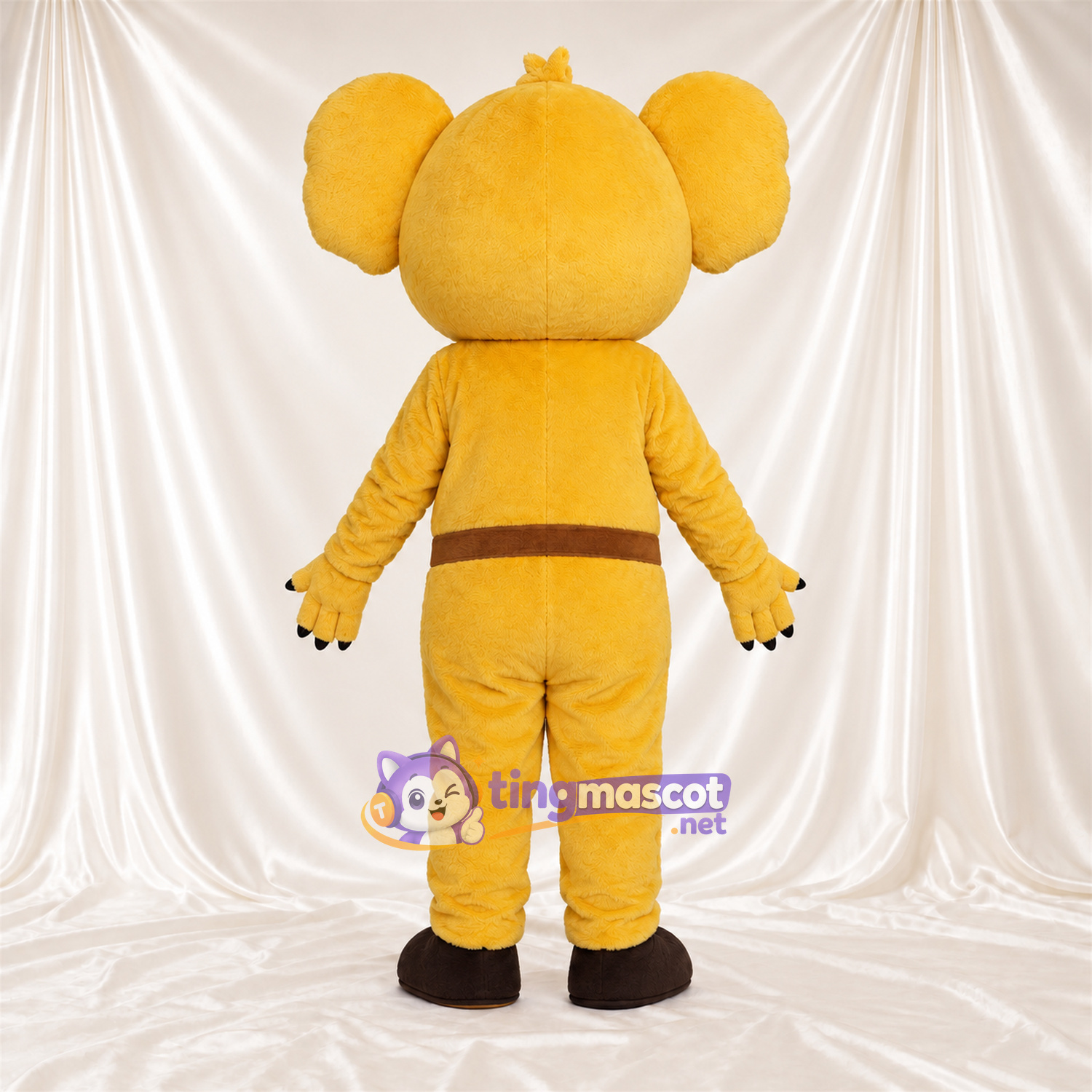 Costume de mascotte Koala – jaune – Poche ventrale Costume de mascotte Koala – jaune – Poche ventrale
