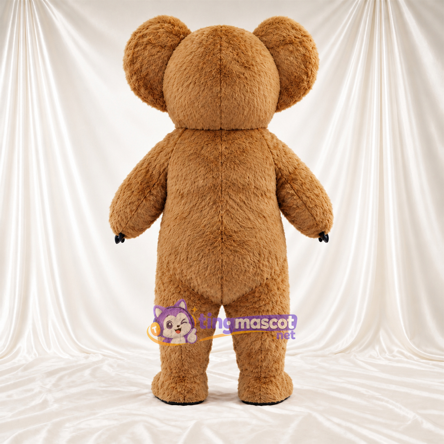 Maskottchenkostüm Koala – braun – Bauch (weiß); Krallen (schwarz) Maskottchenkostüm Koala – braun – Bauch (weiß); Krallen (schwarz)
