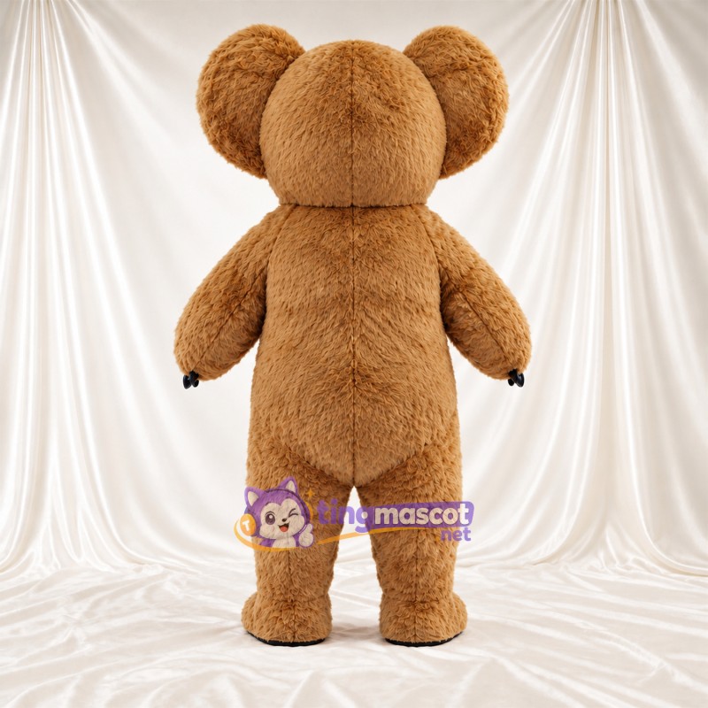 Maskottchenkostüm Koala – braun – Bauch (weiß); Krallen (schwarz) Maskottchenkostüm Koala – braun – Bauch (weiß); Krallen (schwarz)