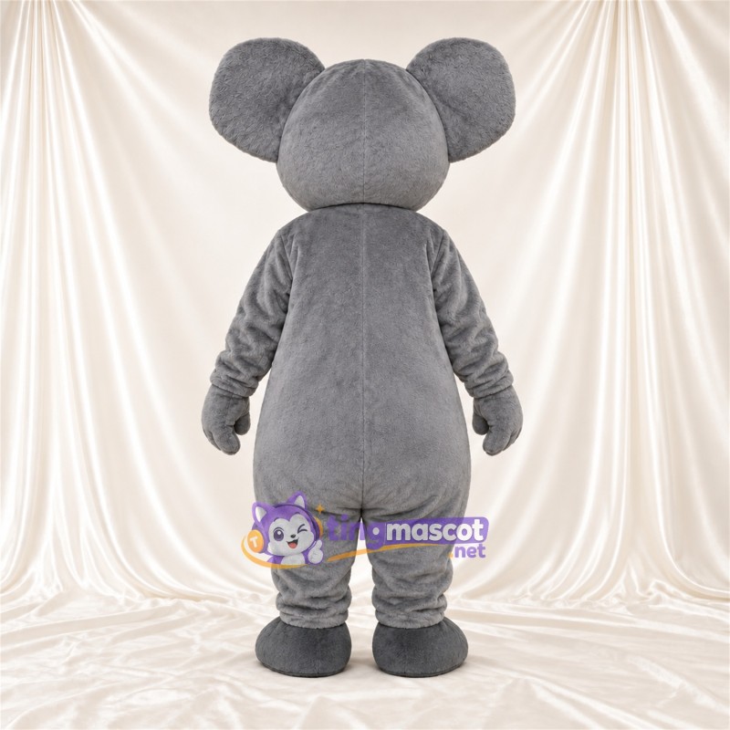 Costume de mascotte Koala – gris – Lunettes de protection (bleu) Costume de mascotte Koala – gris – Lunettes de protection (bleu)