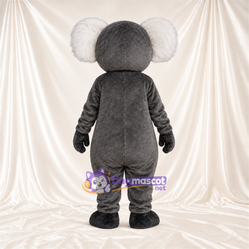 Black and White Koala Mascot Costume - Blue Goggles Black and White Koala Mascot Costume - Blue Goggles