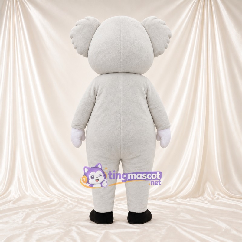 Costume de mascotte Koala – blanc – Feuille; Ventre (blanc) Costume de mascotte Koala – blanc – Feuille; Ventre (blanc)