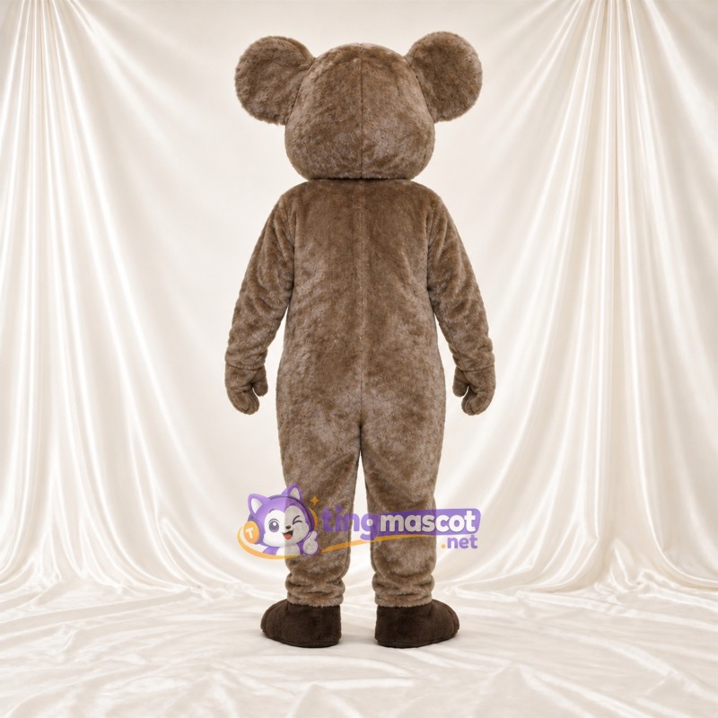 Brown Koala Mascot Costume - Large Ears and White Inner Ears Brown Koala Mascot Costume - Large Ears and White Inner Ears