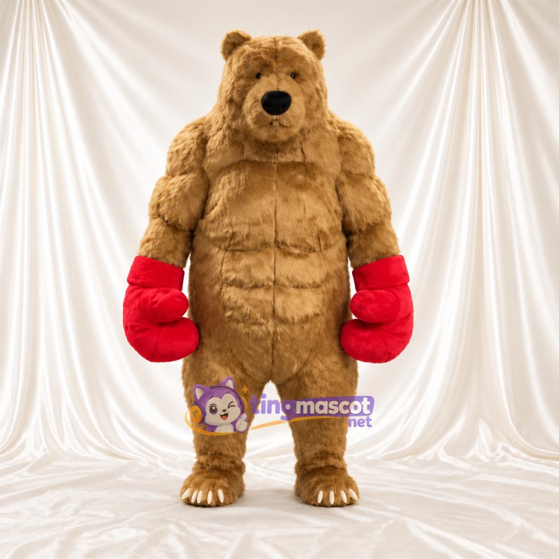 Maskottchenkostüm Bär – braun – Handschuhe Maskottchenkostüm Bär – braun – Handschuhe
