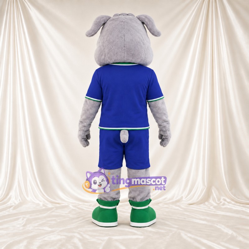 Maskottchenkostüm Bulldogge – grau – Outfit Maskottchenkostüm Bulldogge – grau – Outfit