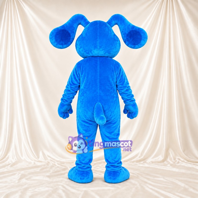 Costume de mascotte Chien – bleu – Oreilles tombantes; Coussinets (bleu) Costume de mascotte Chien – bleu – Oreilles tombantes; Coussinets (bleu)