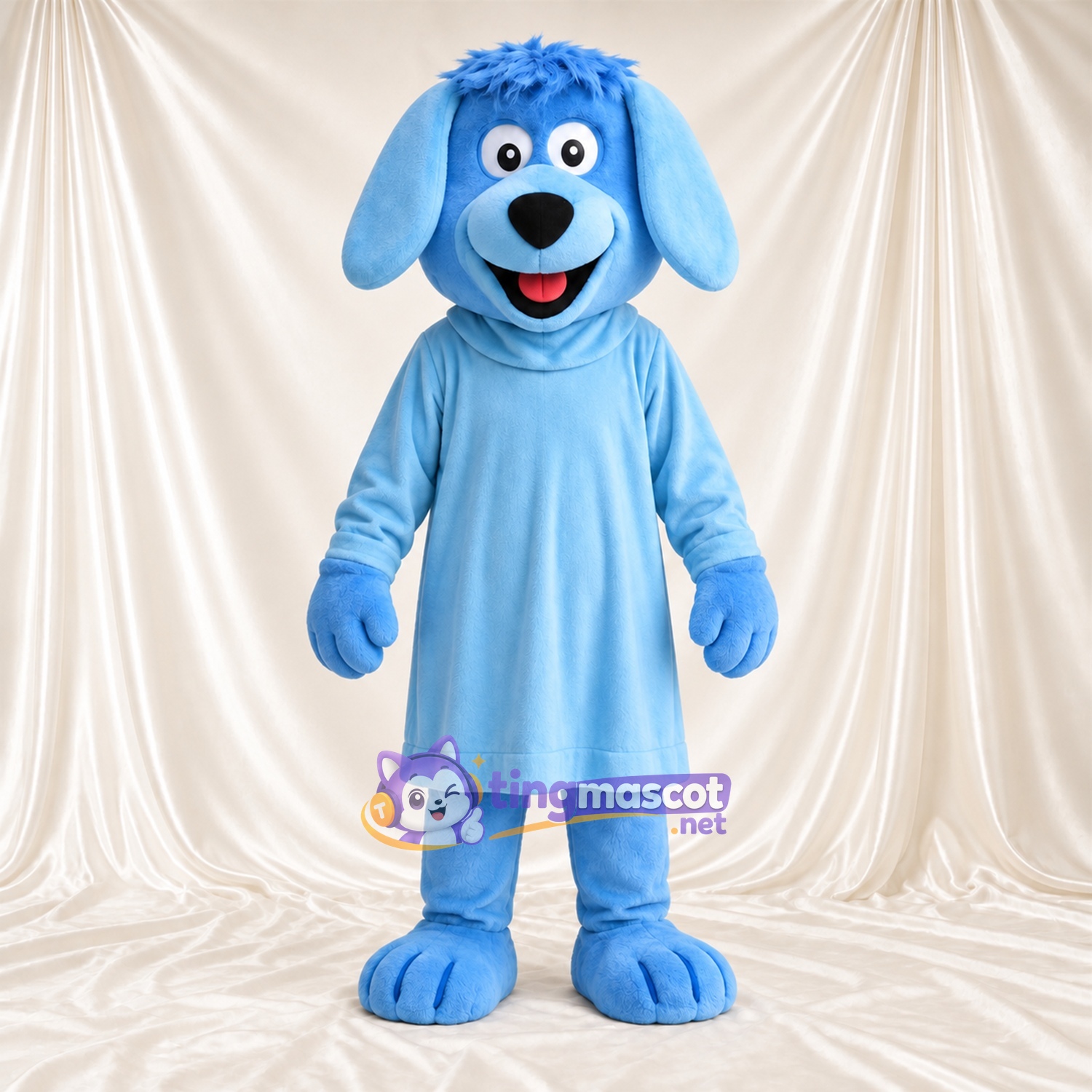 Costume de mascotte Chien – bleu – Manteau (bleu clair) Costume de mascotte Chien – bleu – Manteau (bleu clair)