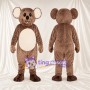 Brown Koala Mascot Costume - Cream Belly and Cream Inner Ears