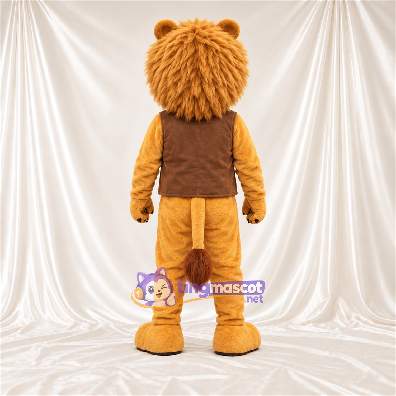 Costume de mascotte Lion – brun clair – Chemise Costume de mascotte Lion – brun clair – Chemise