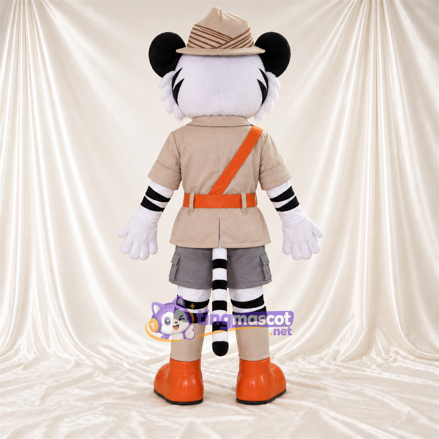 Costume de mascotte Tigre – blanc – Tenue Costume de mascotte Tigre – blanc – Tenue