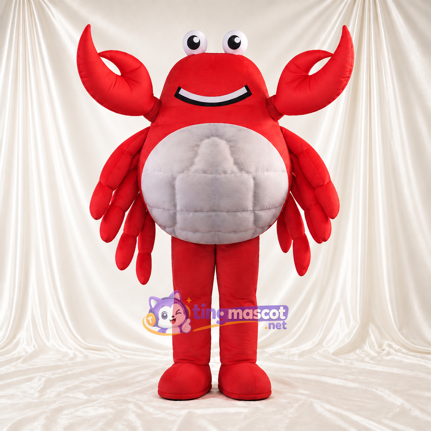 Costume de mascotte Crabe – rouge Costume de mascotte Crabe – rouge