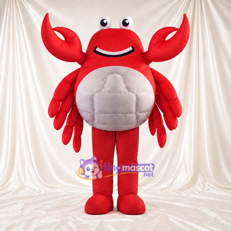 Costume de mascotte Crabe – rouge Costume de mascotte Crabe – rouge