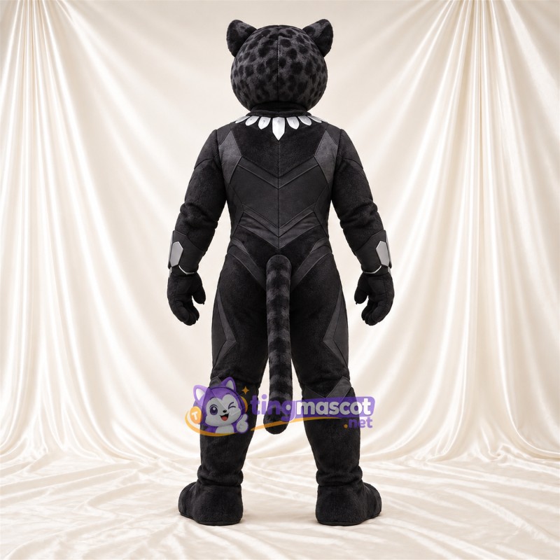 Black Panther Mascot Costume - Black Superhero Suit Black Panther Mascot Costume - Black Superhero Suit