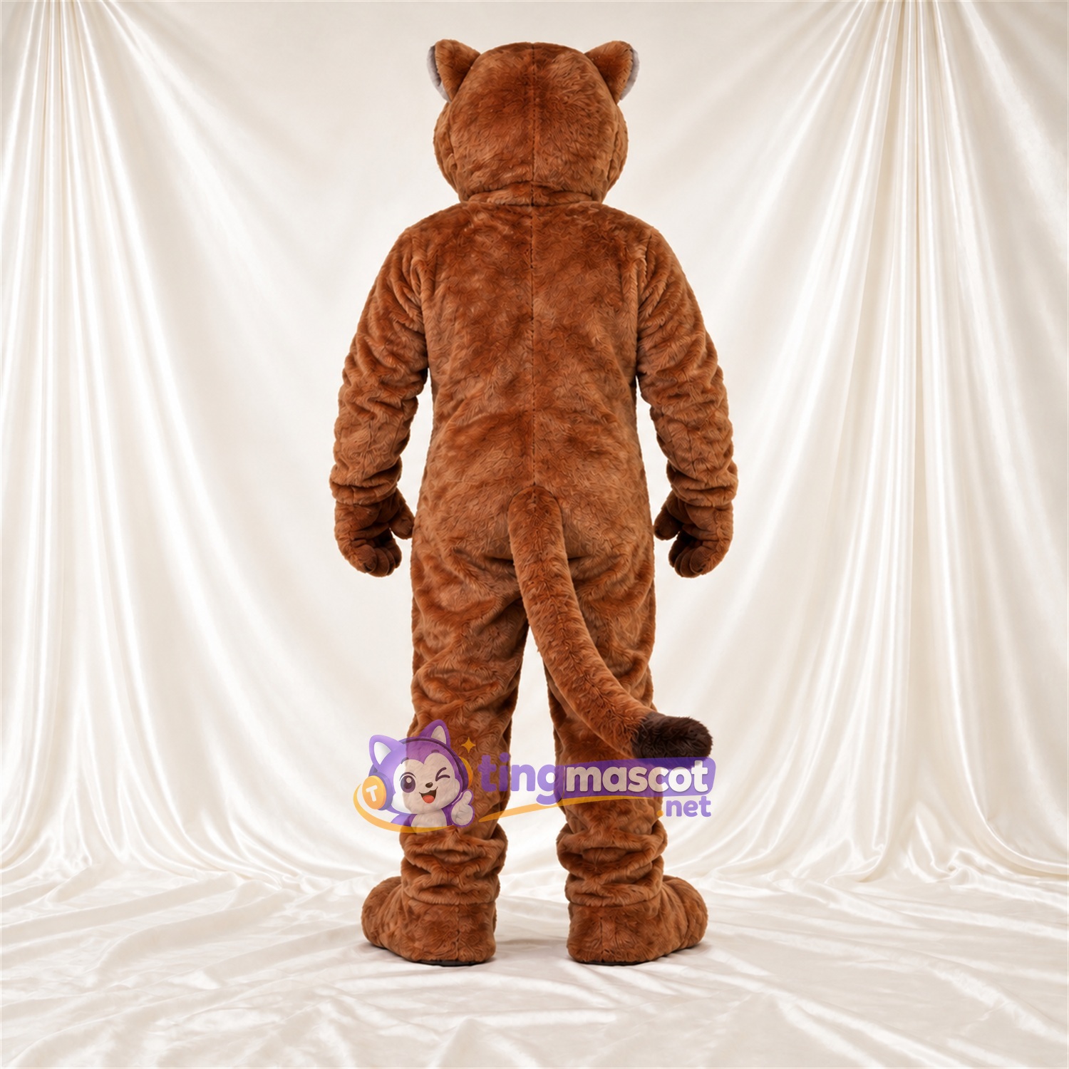 Brown Cougar Mascot Costume Brown Cougar Mascot Costume