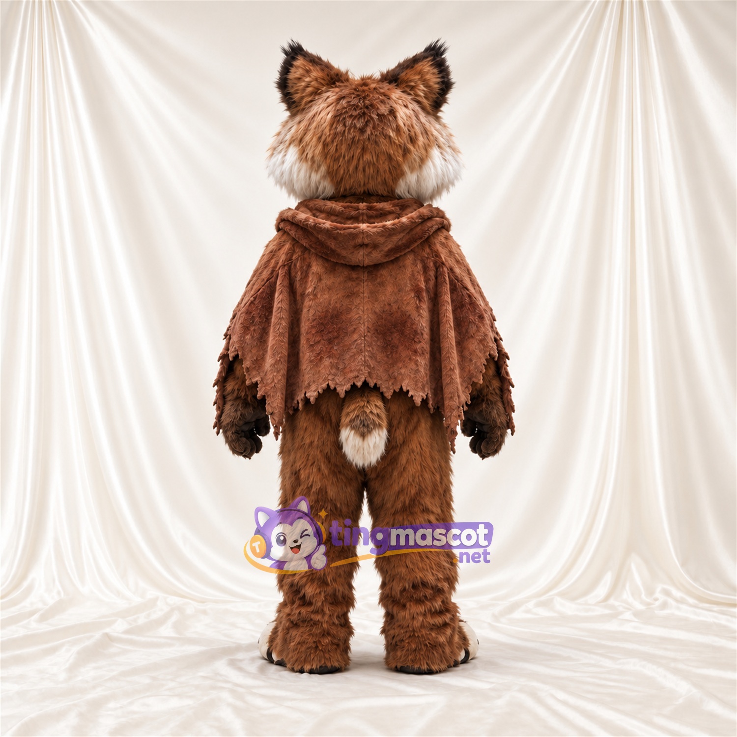 Costume de mascotte Lynx – brun clair – Cape (marron) Costume de mascotte Lynx – brun clair – Cape (marron)