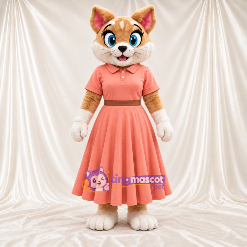 Costume de mascotte Renard – brun clair – Robe Costume de mascotte Renard – brun clair – Robe