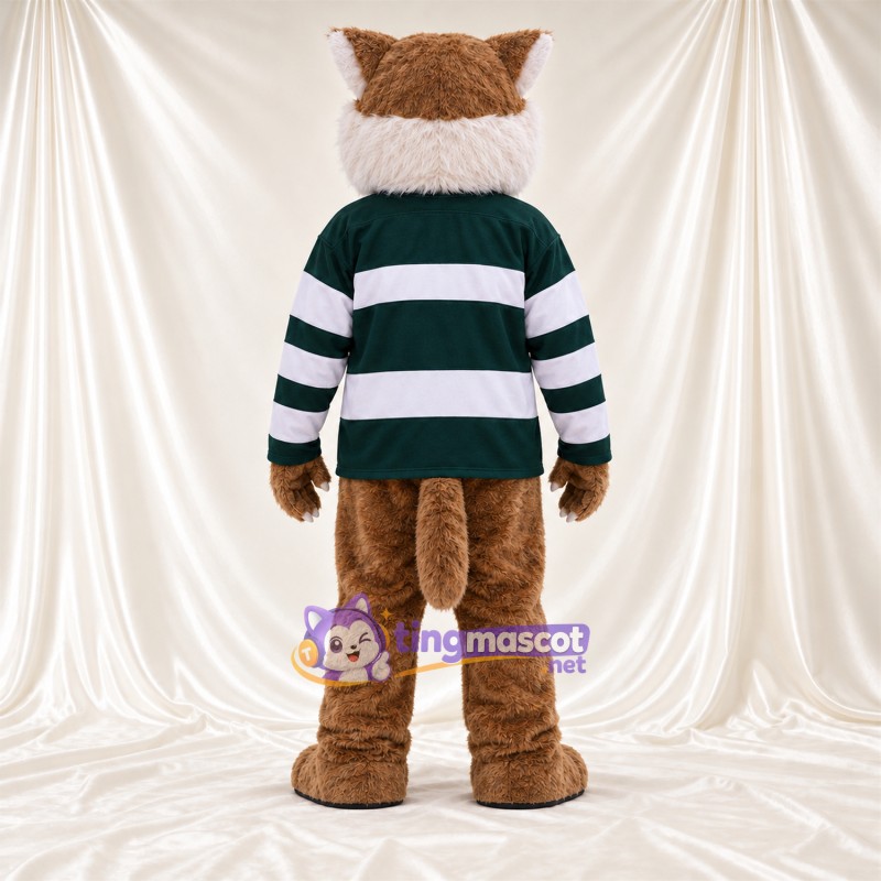 Costume de mascotte Lynx roux – brun clair – Pull Costume de mascotte Lynx roux – brun clair – Pull