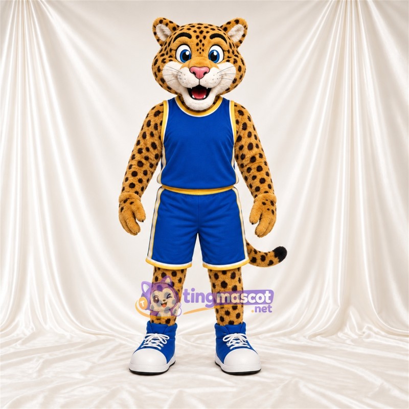Costume de mascotte Léopard – jaune – Tenue Costume de mascotte Léopard – jaune – Tenue