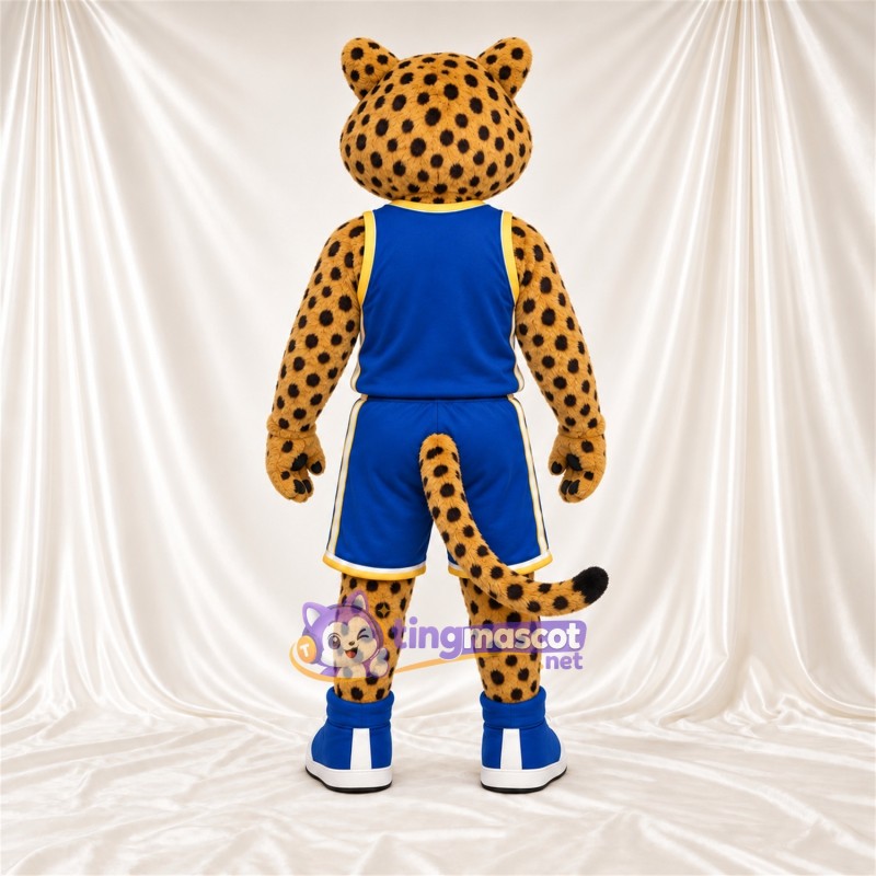 Costume de mascotte Léopard – jaune – Tenue