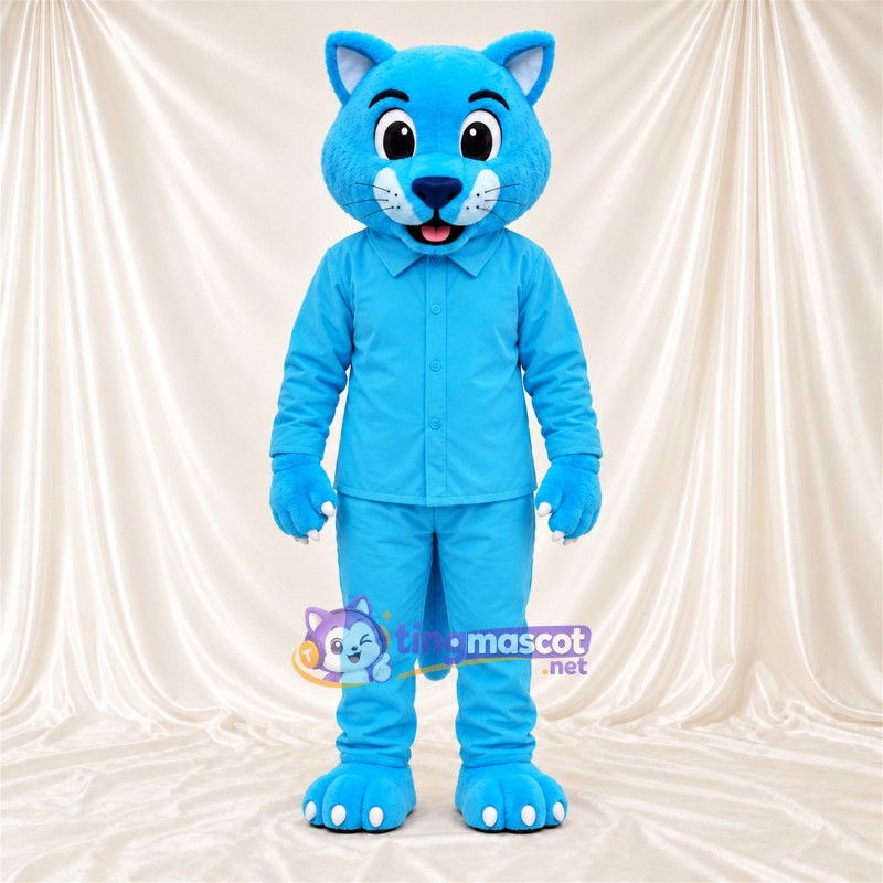 Costume de mascotte Chat – turquoise – Survêtement (turquoise) Costume de mascotte Chat – turquoise – Survêtement (turquoise)