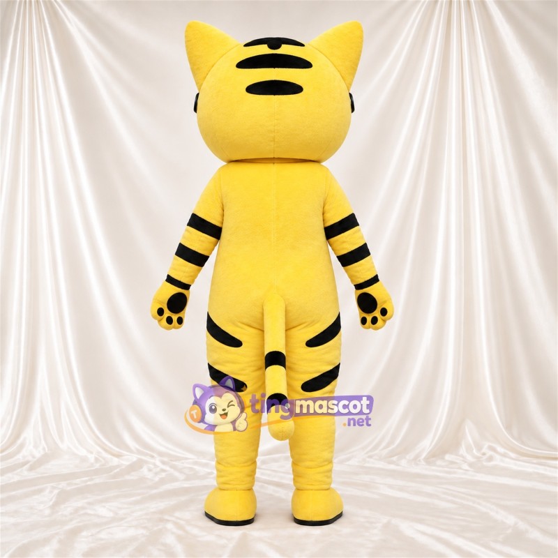 Costume de mascotte Tigre – jaune – Lunettes Costume de mascotte Tigre – jaune – Lunettes