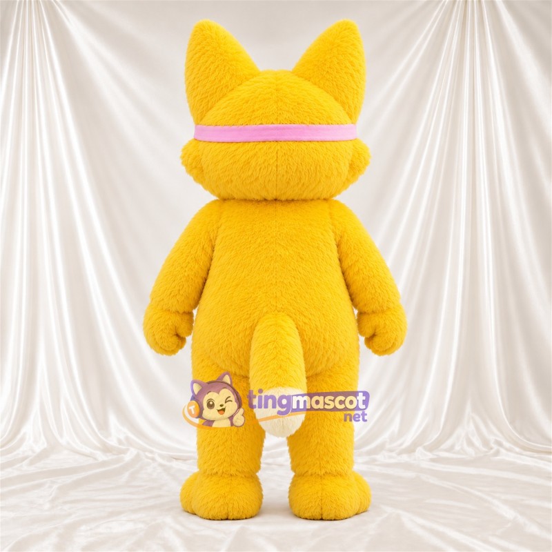 Maskottchenkostüm Katze – gelb – Stirnband Maskottchenkostüm Katze – gelb – Stirnband