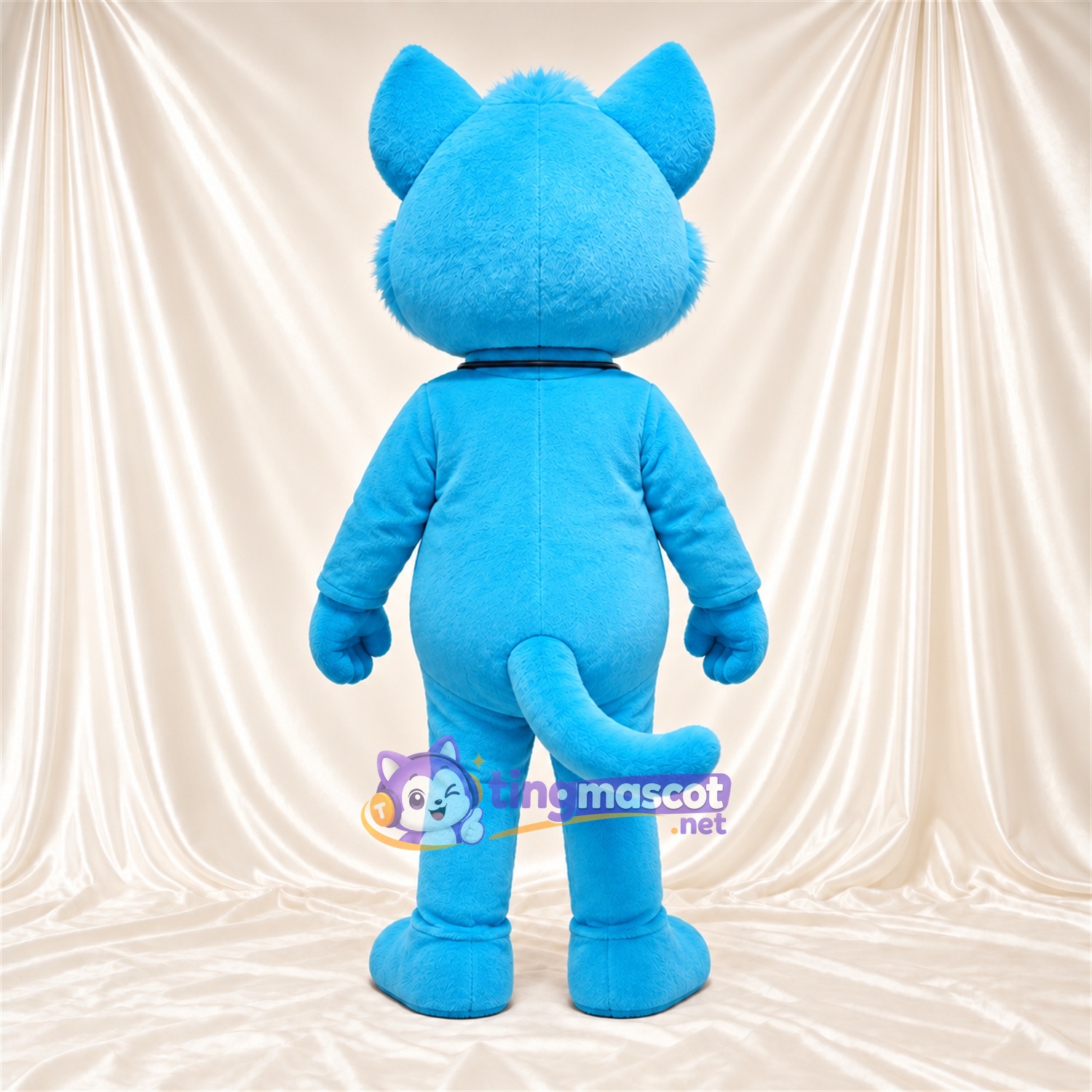 Costume de mascotte Chat – bleu – Survêtement (bleu) Costume de mascotte Chat – bleu – Survêtement (bleu)