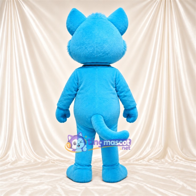 Costume de mascotte Chat – bleu – Survêtement (bleu) Costume de mascotte Chat – bleu – Survêtement (bleu)