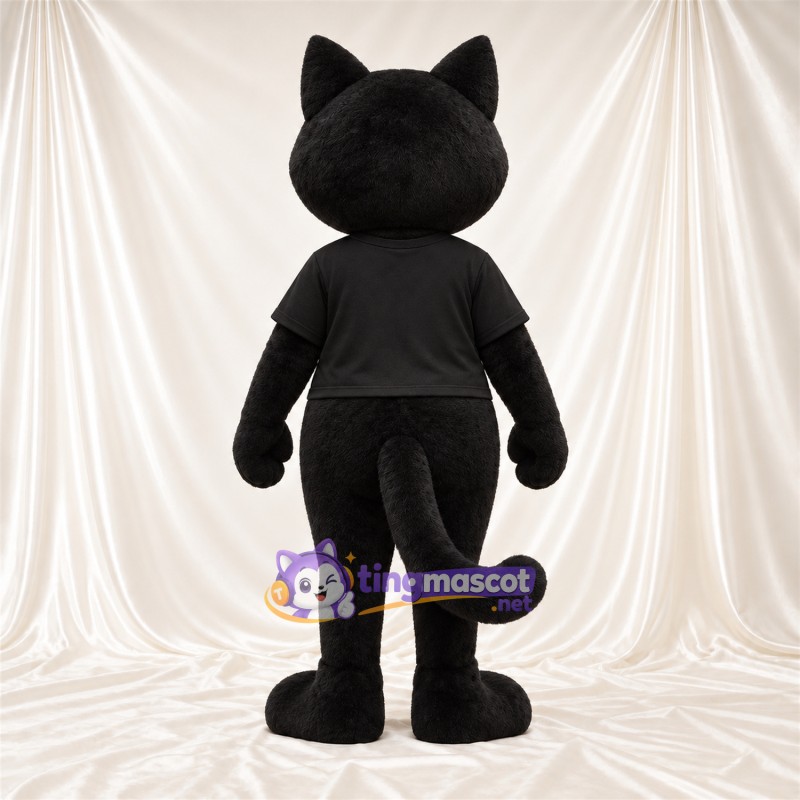 Costume de mascotte Chat – noir – Chemise (noir) Costume de mascotte Chat – noir – Chemise (noir)