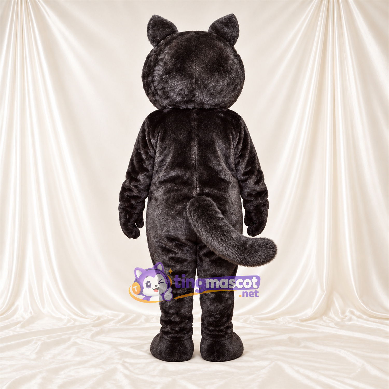 Maskottchenkostüm Katze – dunkelgrau Maskottchenkostüm Katze – dunkelgrau
